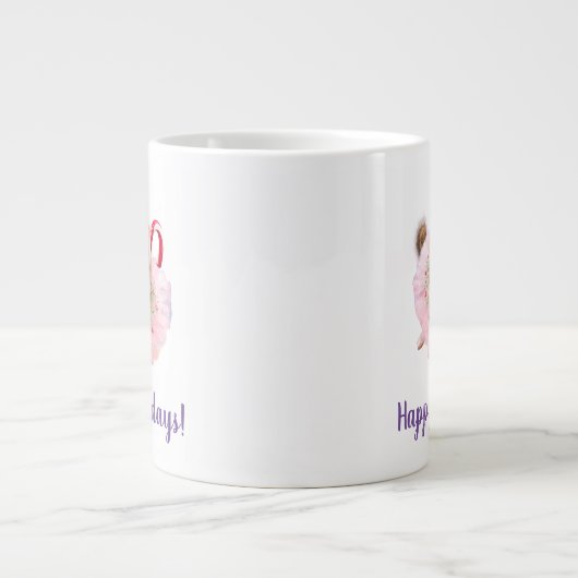 Chipmunker-Mehlmatte Jumbo-Tasse (Vorderseite)