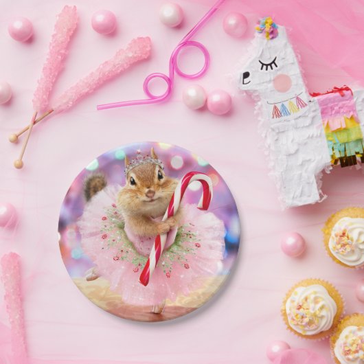 Chipmunker-Mehlmatte Pappteller (Party)