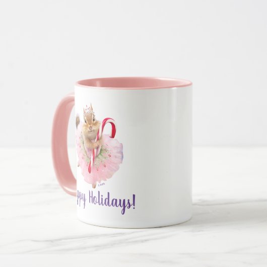 Chipmunker-Mehlmatte Tasse (Vorderseite Links)