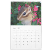 chipmunk's calendar  (All countries) Kalender (Mär 2027)