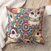 "Chipmunks & Cottontails" Kissen (Decke)