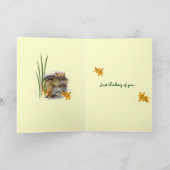 Chipmunks Denken von Ihnen Karte (Innenseite)