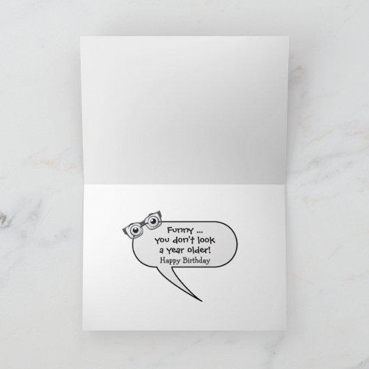 Chipmunks, die durch Brillen schimmern Karte (Innenseite)