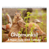 Chipmunks! Ein super niedlicher 2013 Wandkalender (Titelbild)