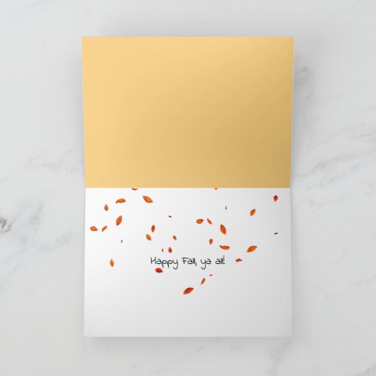 Chipmunks für glücklichen Fall Karte (Innenseite)