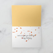 Chipmunks für Herbst zum Geburtstag Karte (Innenseite)