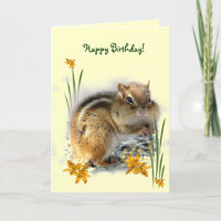 Chipmunks Geburtstag