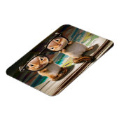 Chipmunks in Reading Glasses Magnet (Linke Seite)