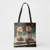 Chipmunks in Reading Glasses Tasche (Vorderseite)