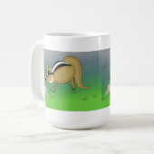 Chipmunks mit Eiscremekonen Kaffeetasse (Vorderseite Links)