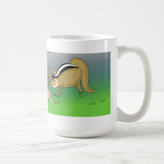 Chipmunks mit Eiscremekonen Kaffeetasse (Rechts)