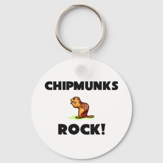 Chipmunks Rock Schlüsselanhänger (Vorderseite)