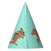 Chipmunks Themed Birthday Party Custom Partyhütchen (Rückseite)