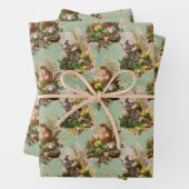 Chipmunks und Vögel Geschenkpapier Set (Beispiel)