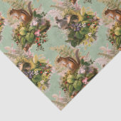 Chipmunks und Vogeldekoupage Seidenpapier (Detail)