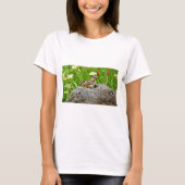Chipmunks und Wildblumen T-Shirt (Vorderseite)