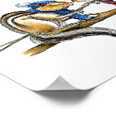 Chipmunks unter der Mistletodrucke Poster (Ecke)