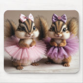 Chipmunks Wearing Tutus Mousepad (Vorne)