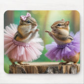 Chipmunks Wearing Tutus Mousepad (Vorne)