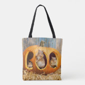 Chipmunkte Inside Boo Jack-o-Lantern Tasche (Rückseite)