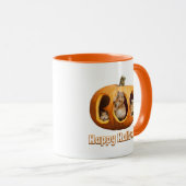 Chipmunkte Inside Boo Jack-o-Lantern Tasse (VorderseiteRechts)