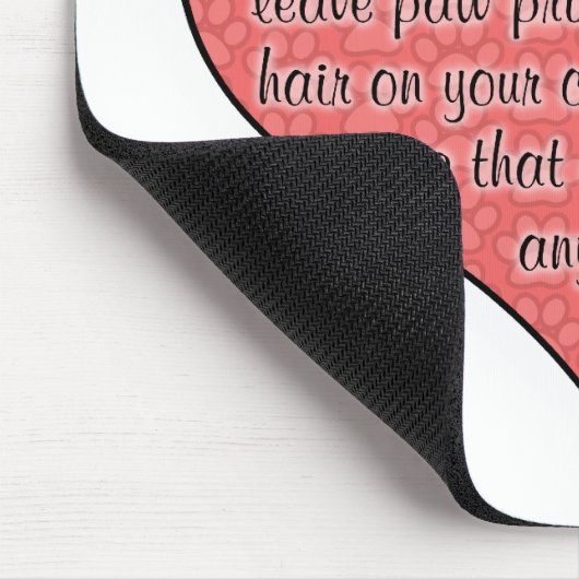 Chipoo Tatze druckt Hunde Humor Mousepad (Ecke)