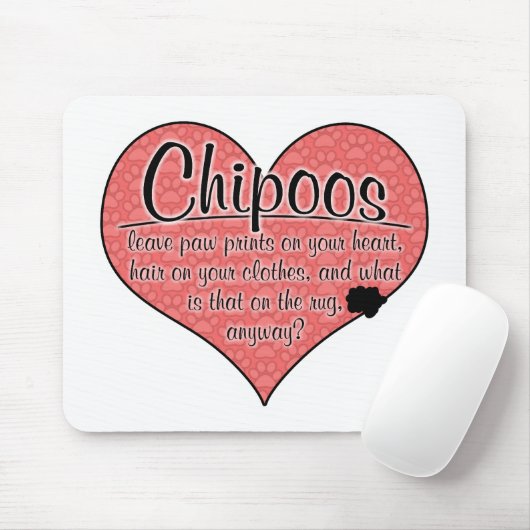 Chipoo Tatze druckt Hunde Humor Mousepad (Mit Mouse)