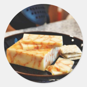 Chipotle Cheddar Cheese Runder Aufkleber