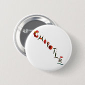 Chipotle Chili-Paprikaschoten Button (Vorne & Hinten)