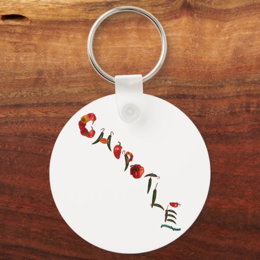 Chipotle Chili Paprikaschoten Schlüsselanhänger (Vorderseite)