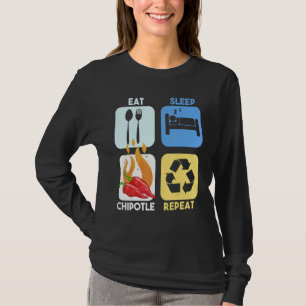 Chipotle Paprikaschoten Sauce Chili Salsa Powder Q T-Shirt