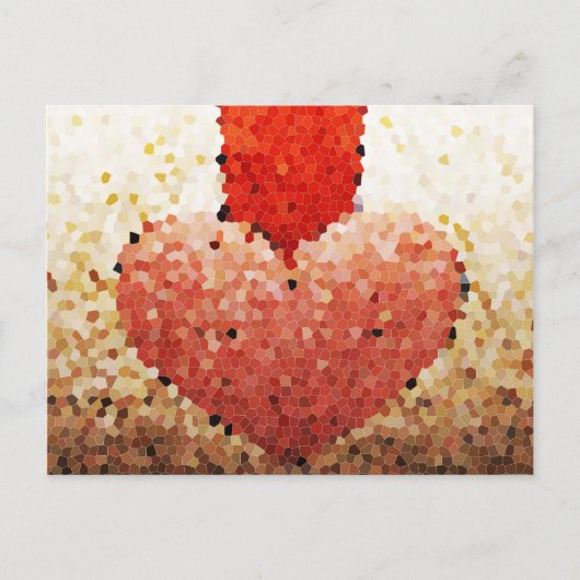 "Chipped Heart" - Postkarte (Vorderseite)