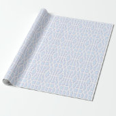 Chippendale-Frett in Blau und Lila Geschenkpapier (Ungerollt)