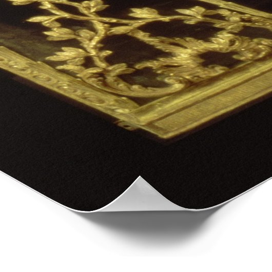 Chippendale-Spiegel, c.1750 Poster (Ecke)