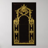 Chippendale-Spiegel, c.1750 Poster (Vorne)