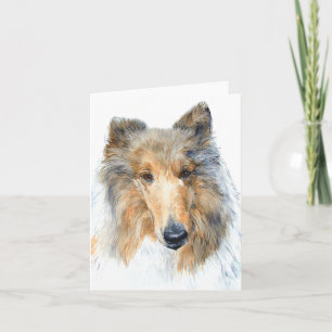 Chipper - Collie Notecard Karte