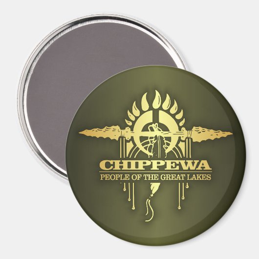 Chippewa 2o magnet (Vorderseite/Rückseite)