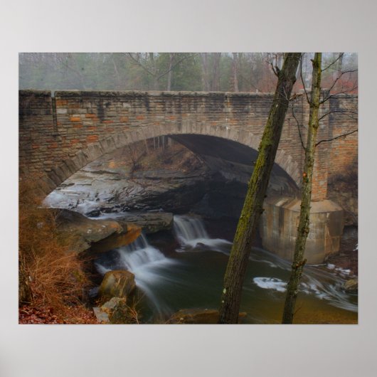 Chippewa Creek Falls im Cleveland Metro Parks Poster (Vorne)