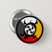 Chippewa Dodem Miskwaadesi Button (Vorne & Hinten)