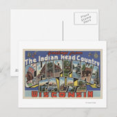 Chippewa Falls, South Dakota - Großer Brief Postkarte (Vorne/Hinten)