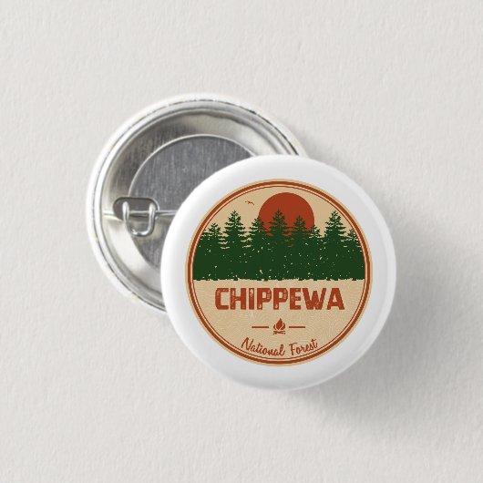 Chippewa-Nationalwald Button (Vorne & Hinten)