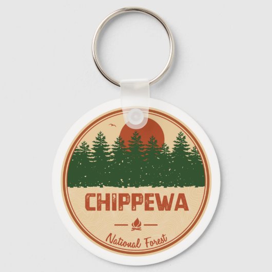 Chippewa-Nationalwald Schlüsselanhänger (Vorderseite)