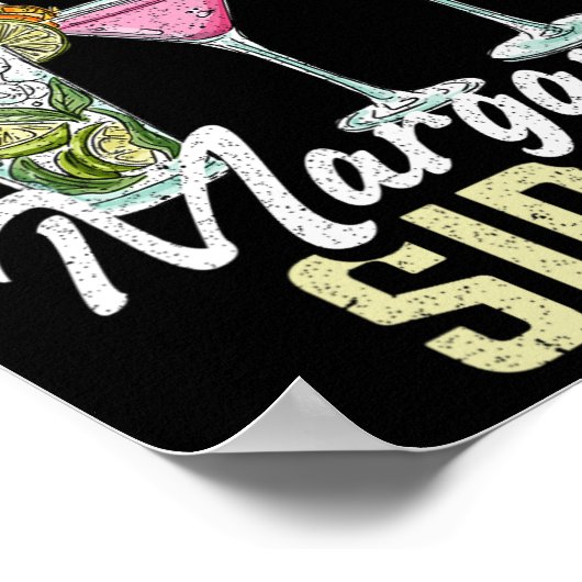 Chippin Dippin Margarita Sippin Cinco De Mayo Drin Poster (Ecke)