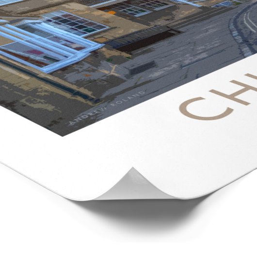 Chipping Campden Railposter Poster (Ecke)