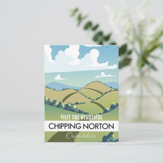 Chipping Norton Oxfordshire Postkarte (Stehend Vorderseite)