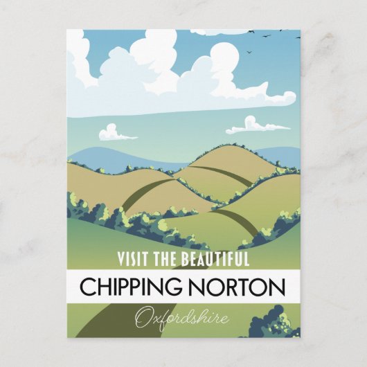 Chipping Norton Oxfordshire Postkarte (Vorderseite)