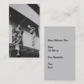 Chipping Slag Off a Ship Visitenkarte (Vorne/Hinten)