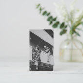 Chipping Slag Off a Ship Visitenkarte (Stehend Vorderseite)