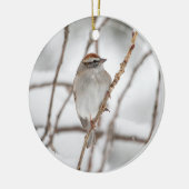 Chipping Sparrow | KERAMIK Ornament (Links)