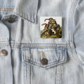 Chipping Squirrel ( Eastern Chipmunk ) von Audubon Button (Beispiel)